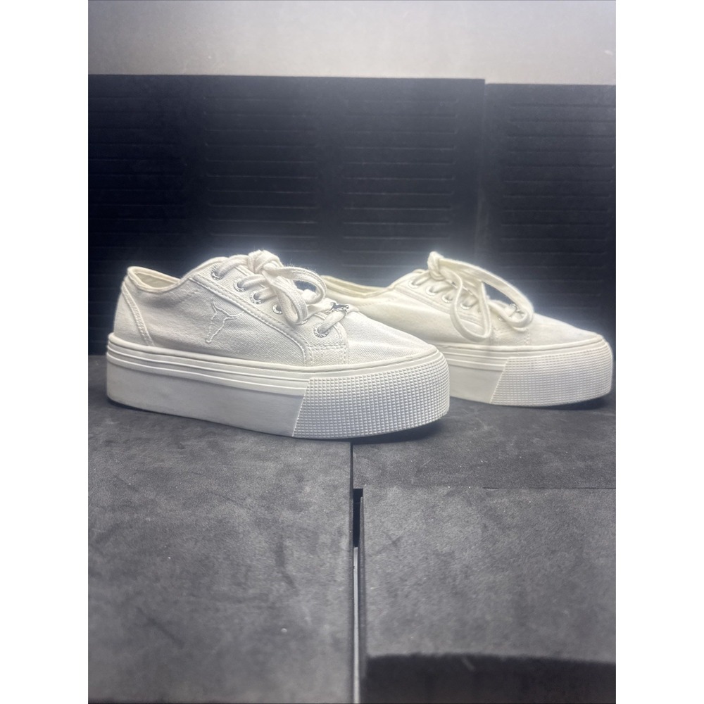 Windsor Smith Ruby Platform Fashion Sneakers Paisley Blue‎ Womens Sz 6